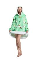 Sudadera con capucha de Sherpa para mujeres, hombres y adolescentes, manta usable de gran tamaño, manta gruesa y cálida, Sudadera con capucha grande - details 21