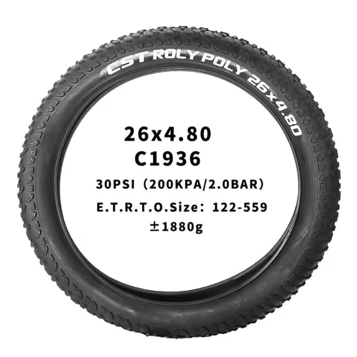 Neumáticos CST para nieve y playa, neumático antipinchazos para Fatbike de 26 pulgadas, 122-559, 26x4,80, neumáticos antideslizantes para bicicleta eléctrica - 1