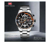 Reloj MINIFOCUS para hombre de acero inoxidable, movimiento de cuarzo, estilo deportivo, luminoso. - details 0