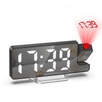 ORIA-reloj despertador con proyección LED, pantalla grande de 7,9 ", con indicador de temperatura y fecha, para dormitorio y hogar - details 8