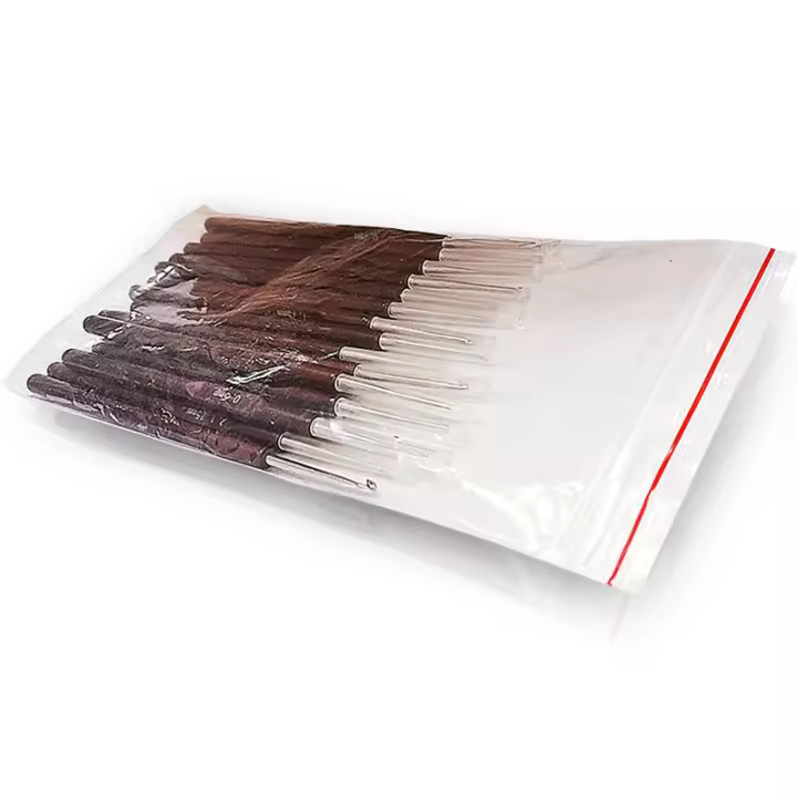 Juego de agujas de tejer con mango de plástico, ganchos de ganchillo de 0,5mm-2,5mm, Set de 16 unidades - 1