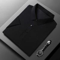 Nueva camiseta personalizada de verano de alta gama para hombre, Polo de marca de moda de negocios de manga corta de color sólido, cómodo y transpirable - details 35