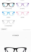 Nuevo TR Fashion Anti-Blue Frame niños estudiante ordenador gafas planas - details 8
