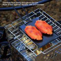 Sartén Mini de Hierro BOPORO para Huevos Revueltos Portátil Ideal para Camping y Parrillas con Asa Antideslizante para Barbacoas y Parrillas de Camping - details 5