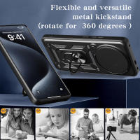 Teléfono para Realme 14 Pro Plus 5G con cubierta de lente deslizante, funda con soporte a prueba de golpes - details 1
