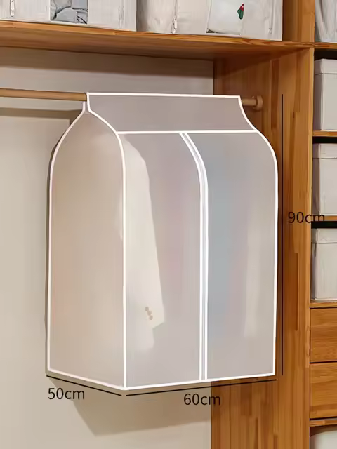Cubierta Antipolvo para Ropa Vestido Transparente, Impermeable, Resistente al Polvo, Organizador Colgante para Armario - 1