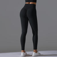 Pantalones de mujer, leggings, glúteos melocotón, pantalones de yoga desnudos de cintura alta - details 6