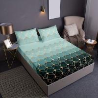 Juego De Sábanas ajustables De Lujo, Suave Y Cómodo, Ropa De Cama, Cuadros Degradados, 3 piezas - details 3