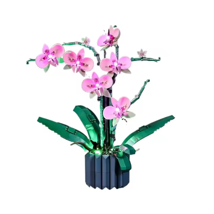 Luz para Orquídea -10311 – Kit de iluminación LED compatible con el modelo de bloques de construcción – No incluye - 1