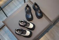 Zapatos de cuero para niños y niñas, calzado de boca baja, moda de Corea del Sur, fondo grueso, Simple, versátil, Primavera, 2024 - details 2
