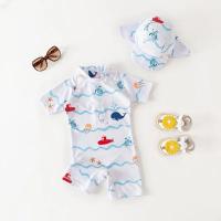 Ropa de baño para niños con gorra Traje de baño protector solar para bebés, niños y peques - details 18