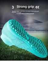 Nuevos zapatos transfronterizos de alta calidad para hombres, cordones de fútbol transpirables, rotura de uñas, diseño de suela para deportes juveniles - details 5