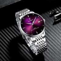 Relojes de Moda para Hombres POEDAGAR Correa de Acero Inoxidable Movimiento de Cuarzo - details 4