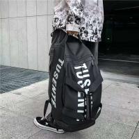 Mochila multifuncional de gran capacidad, mochila deportiva para gimnasio, viaje, bolso de lona impermeable con bolsillo para zapatos independiente - details 14
