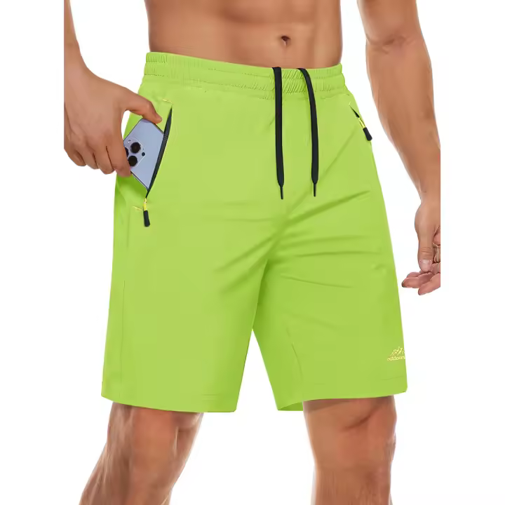 MAGCOMSEN-pantalones cortos de entrenamiento para hombre, Shorts informales de secado rápido, transpirables, para entrenamiento - 1