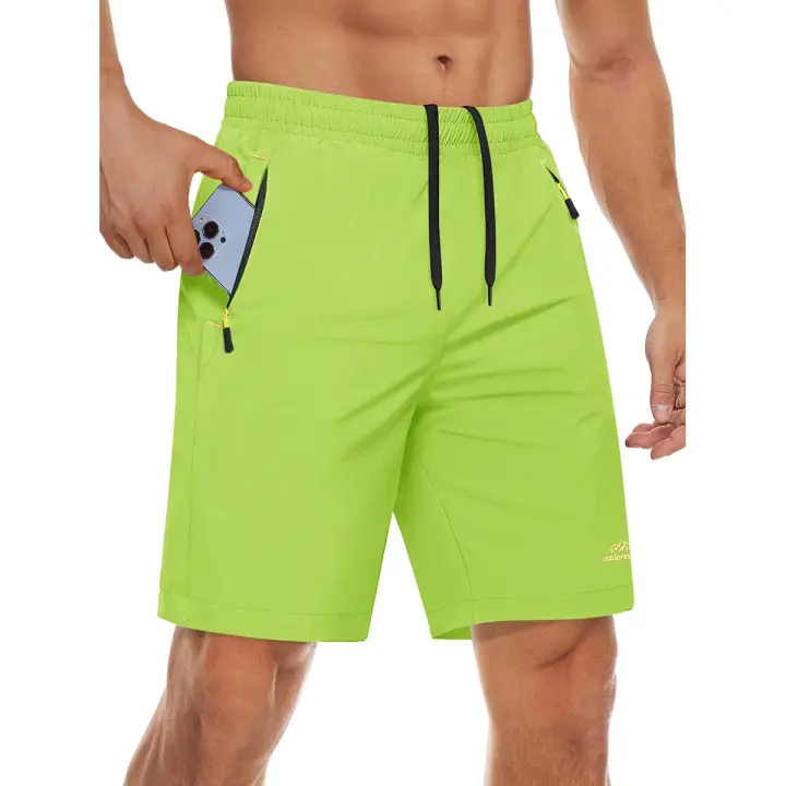 MAGCOMSEN-pantalones cortos de entrenamiento para hombre, Shorts informales de secado rápido, transpirables, para entrenamiento - 1