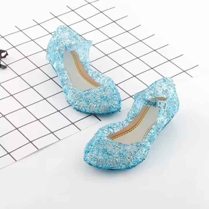 Zapatos de cristal para niñas sandalias de cumpleaños casual para niños zapatos de boda para bebés - 1