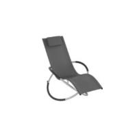 Tumbona Jardín Exterior de Aluminio, Tumbona Plegable con Reposacabezas, Parasol y Bolsillo Lateral, Tumbona Playa Reclinable en 6 Posiciones, Tumbona Piscina Resistente a Intemperie - Gris - details 8