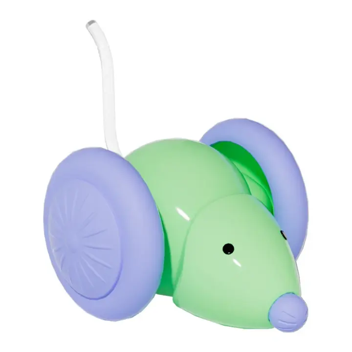 Juguete de Ratón Eléctrico para Mascotas Juguete Interactivo Recargable para Gatos con Evocación Intelligente de Obstáculos Suministros de Mascotas - 1