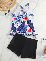 Bikini de dos piezas para mujer, traje de baño Sexy, Bóxer, conjunto de Tankini, ropa de playa - details 13