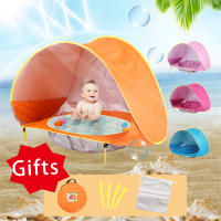 Tienda de playa para bebés, refugio solar con protección UV, juguetes infantiles para exteriores, casa de juegos, juguetes para niños - details 1