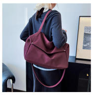 Quiero este bolso de gran capacidad, bolso de hombro informal de moda, bolso vintage mate para las axilas - details 24
