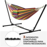Hamaca Ajustable con Soporte 310/320/330*101*101,5cm Carga de 200kg Para Jardín Patio - details 31