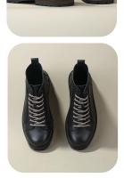 Botas de hombre de caña alta botas de hombre de cuero retro casual zapatos de cuero herramientas - details 5