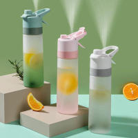 Botella de agua deportiva con pulverizador, sin BPA, a prueba de fugas, 2 en 1, con dibujo para niños y adultos - details 1