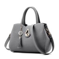 Bolso informal sencillo a la moda para mujer, bandolera de hombro decorativa con flecos de gran capacidad, mochila de lujo de alta gama - details 4
