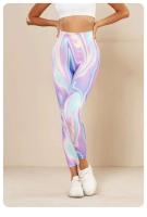 Body de gimnasio sin costuras para mujer, pantalones de yoga con estampado digital, levantamiento de cadera, monos deportivos, pantalones de entrenamiento de cintura alta - details 25