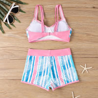 Nuevo traje de baño de dos piezas, bikini estampado de talla grande, traje de baño para mujer - details 2