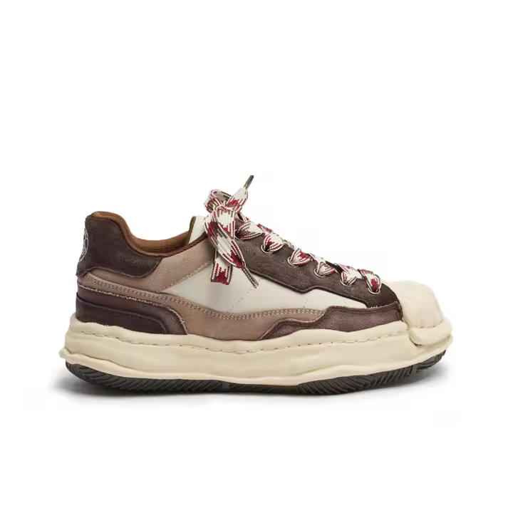 Zapatos de disolución de cabeza de Caparazón, empalme de nicho, plataforma de cebra retro, aumento de pareja, zapatos de tablero bajo - 1