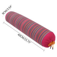 Almohada Cervical de Yoga a rayas, cojín de alforfón de tela gruesa vieja, almohada de palo para el cuidado de la salud, almohada Cervical de fisioterapia para el cuello - details 2