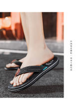 Nuevos hombres chanclas antideslizante desgaste exterior pellizcar zapatillas de los hombres zapatos de playa al aire libre - details 11
