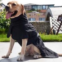 Ropa impermeable para perros grandes, chaleco grueso ajustable para perros, chaqueta con diseño de tira reflectante, abrigo para perros - details 10