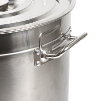 Olla de Acero Inoxidable con Tapa Cocina con Acero Inoxidable Grueso Ideal para Sopas y Guisos - details 6