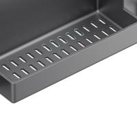 Soporte de plástico para cepillos de dientes, soporte para vasos de enjuague bucal de gran capacidad montado en la pared con tazas, estante de almacenamiento para inodoro que ahorra espacio para el hogar - details 7