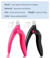 Cortauñas de Manicura de Precisión Tijeras de Acrílico Artificial en Forma de U - details 11