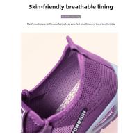 Zapatos deportivos transpirables a la moda para mujer, calzado informal de corte bajo para primavera, nuevo estilo, plantilla de EVA cómoda superior de malla - details 11