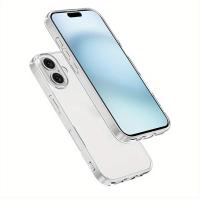Estuche Transparente Antigolpes de Lujo para iPhone 16 15 14 11 Pro Max 13 12 Mini 7 8 Plus X XR XS, Accesorios de Parachoques Suave Transparente - details 4