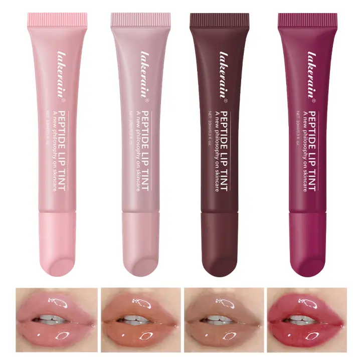 Funda de Teléfono Labial Hidratante Duradero Brillo Labial Transparente de 4 Colores - 1