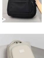 Mochila Universitaria de Gran Capacidad Color Sólido para Hombres y Mujeres - details 5