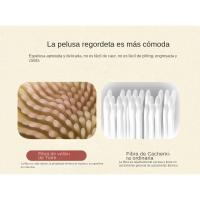 Alfombrilla ajustada de terciopelo coral de franela cálida para invierno, protector de colchón antideslizante de vellón - details 4