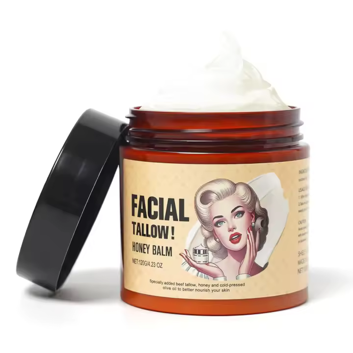 2025 Nuevo estilo Allcucut Balm Care (4,23 Oz/120G), crema hidratante batida, manteca de piel de sebo de ternera orgánica alimentada con pasto para loción facial y corporal - 1