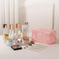 Bolsa de cosméticos de malla de Color sólido, organizador de cosméticos transparente y ligero, bolsa de almacenamiento de artículos de tocador de mano para teléfonos móviles - details 2