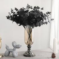 Planta de flor negra Artificial, decoración de fiesta de boda, 20 cabezas - details 0