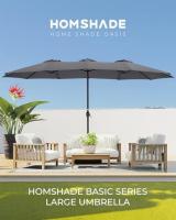 HOMSHADE Chaise Lounge Chair Outdoor - Juego de 2 tumbonas de bronceado con respaldo ajustable en 5 posiciones, impermeable, 330 libras de peso - details 8