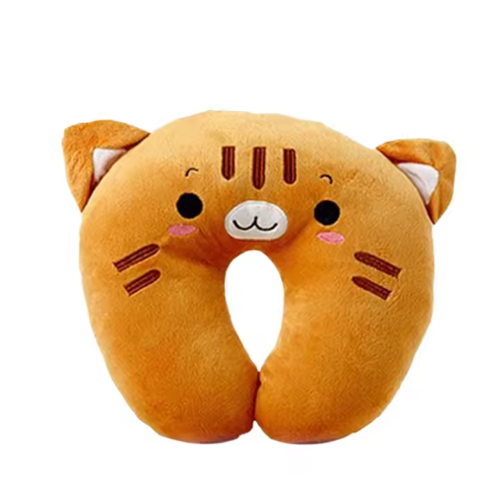 Almohada Suave en Forma de U para Dormir Protección Cervical Cojín de Oficina - 1
