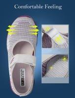 Zapatos Deportivos informales de malla tejida para mujer, zapatillas profesionales antideslizantes para correr, zapatos ligeros y cómodos para mamá, Verano - details 8